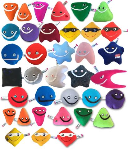 The Particle Zoo plushies